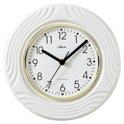 Atlanta 6020 kitchen wall clock / radio controlled wall clock ceramic