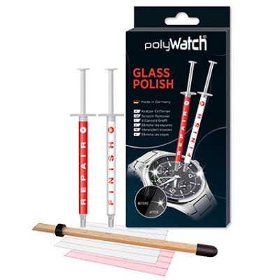PolyWatch Glas Polish voor horlogeglazen, smartphones, auto's, meubelen enz.
