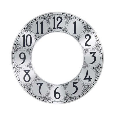 Dial circlet aluminium arabic numerals Ø 244,5 mm