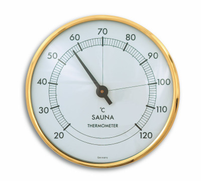 Thermomètre de sauna, Ø 102mm