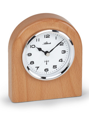 Atlanta 3130, radio-controlled table clock, wood