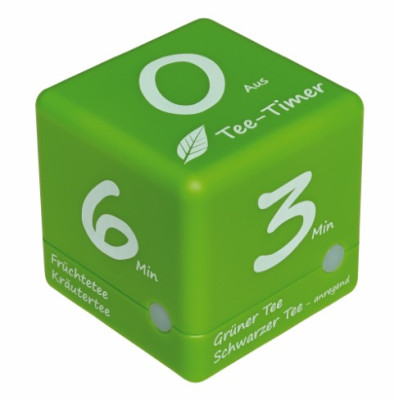 TFA Kookwekker Cube thee timer groen