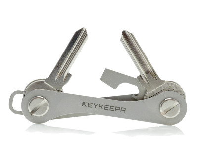 Keykeepa Sleutelhouder Roestvrij staal, tot 12 sleutels, zilver