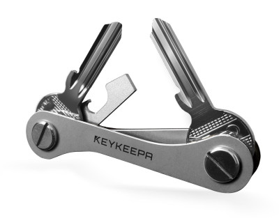 Keykeepa Sleutelhouder Roestvrij staal, tot 12 sleutels, zilver