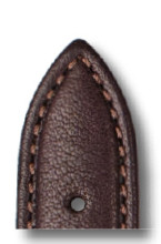 Bracelet-montre en cuir biologique Fairfield 14 mm moka
