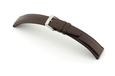 Bracelet-montre en cuir Idaho 22mm moka