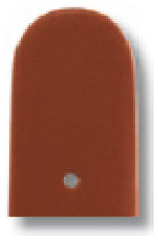 Lederband Merano 22mm cognac glad XL