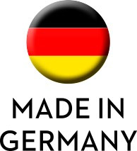 Kwarts Wekker Made in Germany, kast en wijzerplaat zwart