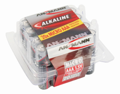 RED Assortiment alkaline batterijen / AAA / LR03 20 stuks