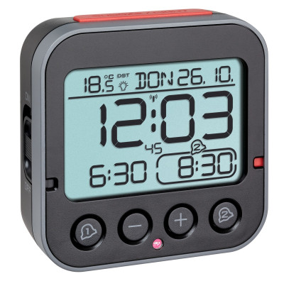 TFA radio controlled alarm clock BINGO 2.0