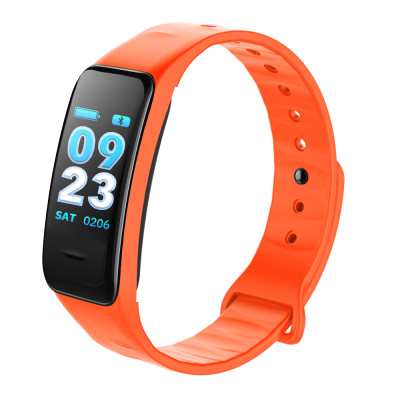Fitness Tracker, orange, with color display