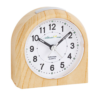 Atlanta 2506/30 quartz alarm clock sweeping second sustainable