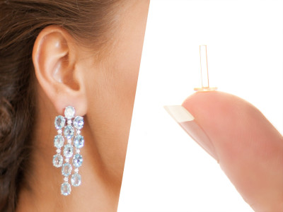 Flutees protective sleeves for ear studs, 10pcs. (For German market)