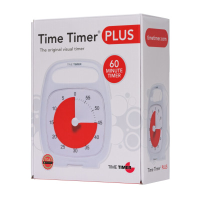 TIME TIMER Plus, wit - 60 Minuten