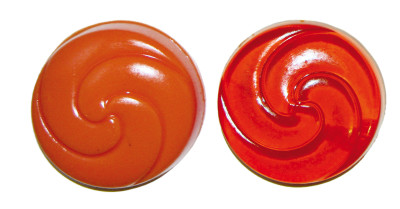 Soap colors transparent - Set of 4 - orange, olive, minte, rose
