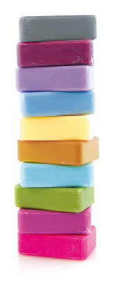 Soap colors opaque - Set of 16