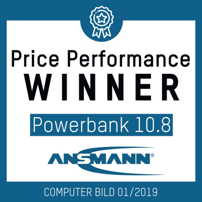 Ansmann Powerbank 10.8 mini -  Beste prĳs - kwaliteitverhouding!