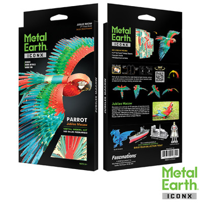 METAL EARTH: 3D Papagaai set