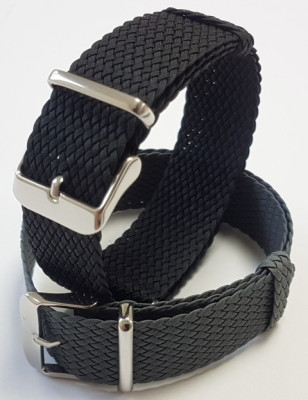 Nato Bracelet en perlon noir 22mm