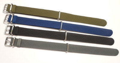 Nato perlon strap navy-blue 20mm