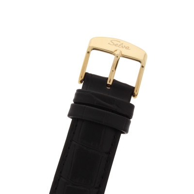 SELVA Montre-bracelet d'homme »Lyan« - doré-noir