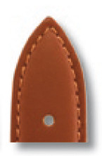 SELVA leather strap for easy changing 20mm cognac with seam - MADE IN GERMANY