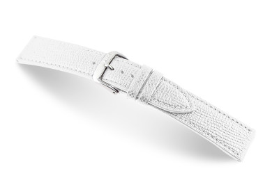 Bracelet-montre en cuir Pasadena 16mm blanc
