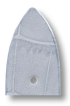 Leather strap Charleston 12mm ice blue with alligator imprinting