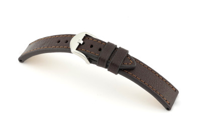 Bracelet-montre en cuir Santa Fe 24mm moka