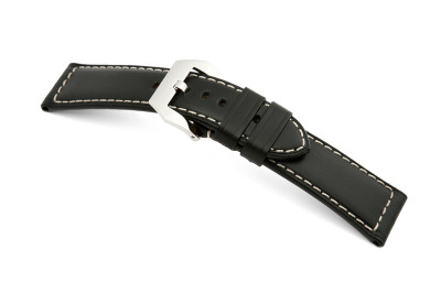 Bracelet-montre Happel PAN 24mm noir parallèle