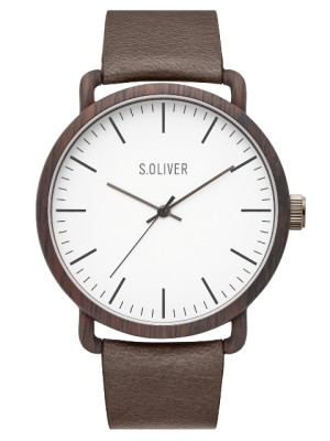 s.Oliver SO-3751-LQ Leather brown 20mm
