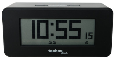 TECHNOLINE Radio controlled alarm clock with changing display