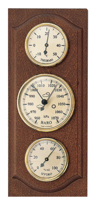 Weather station Made in Germany, nutwood
