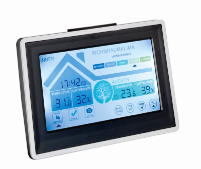 Weather station radio controlled, better indoor climate