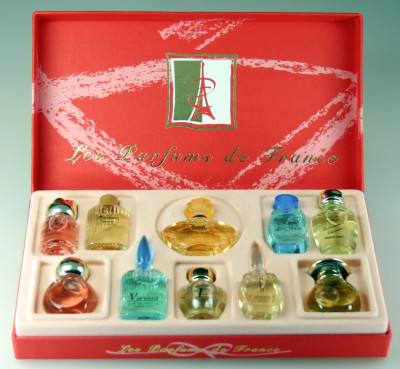 Ensemble miniatures de parfum, 10 pièces