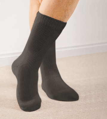 Warme sokken, maat 41-45, zwart, inhoud 2 paar