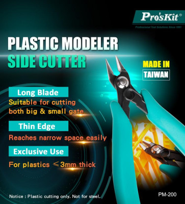 Plastic Modeler Side Cutter 137mm