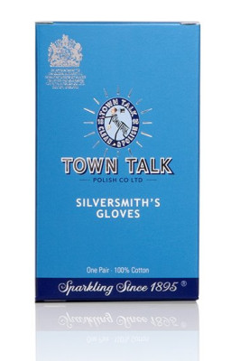 Mr Town Talk Silversmith's gloves 100% cotton, 1 pair