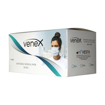Surgical mask with proven filter performance of 99.24%
