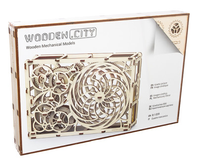 WOODEN CITY Kinetic Picture, 85 components