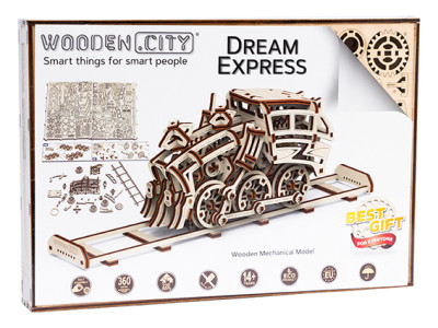 WOODEN CITY Dream Express & Rails, 273 onderdelen