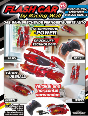 Flash Car by Racing Wall - rijdt overal - spectaculair