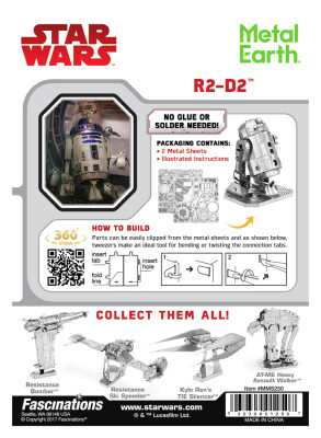 METAL EARTH 3D Bouwset STAR WARS R2-D2
