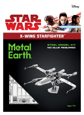 METAL EARTH Kit de construction 3D STAR WARS X-Wing Fighter