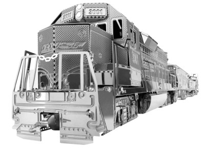 METAL EARTH Kit 3D locomotive Premiumbox - Coffret cadeau