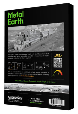 MEATL EARTH 3D Bouwset Locomotief Premium Kadobox