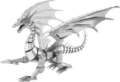 METAL EARTH 3D kit silver dragon