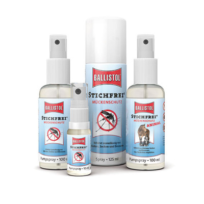 BALLISTOL Anti-Piqûres Spray à pompe, 100ml - Repousse les tiques & protège des moustiques