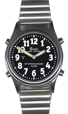 Uhren Manufaktur Ruhla - montre-bracelet radio-télécommandée parlante
