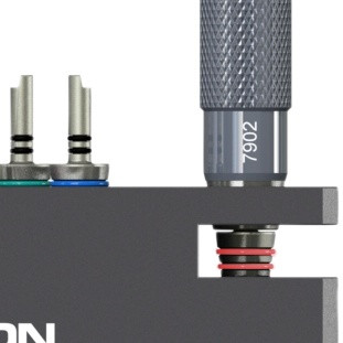 Base for screwdrivers and quick-change adapter Bergeon
